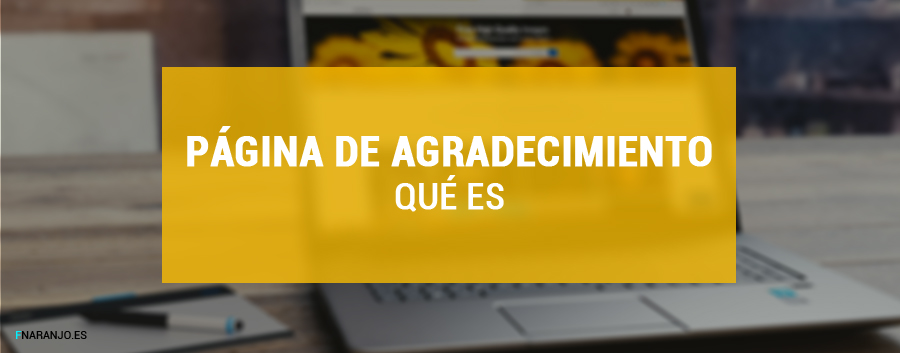 pagina de agradecimiento